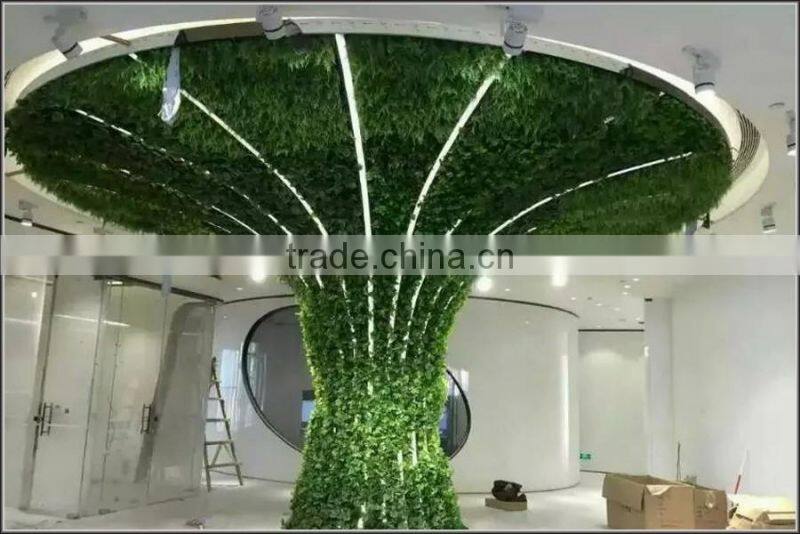 Indoor and outdoor decorative green plants wall make and install