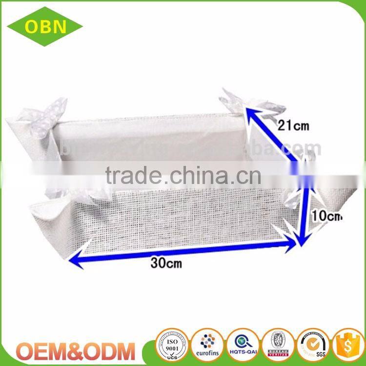 Fabric foldable bread basket