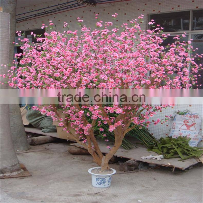 SJZJN 311 High Quality Artificial Peach Blossom Trees,High Similation Plant Tree Made In China New Product