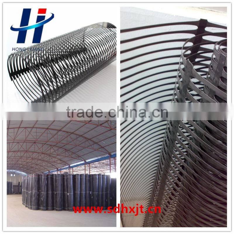 PP Uniaxial geogrid in roadbed reinforcement