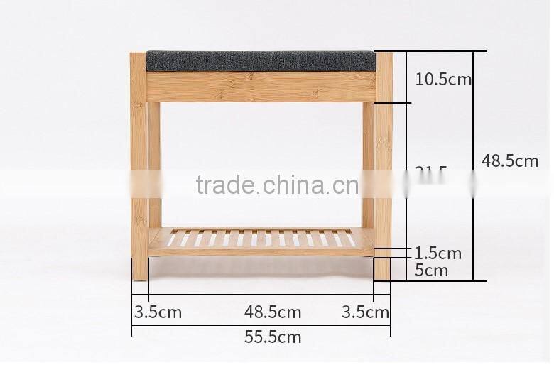 bamboo Shoe Storage natural bamboo shoes rack with tatami shoe bench with drawer organizers