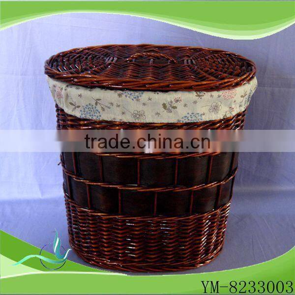 Large hotsale cheap Natural wicker laundry basket