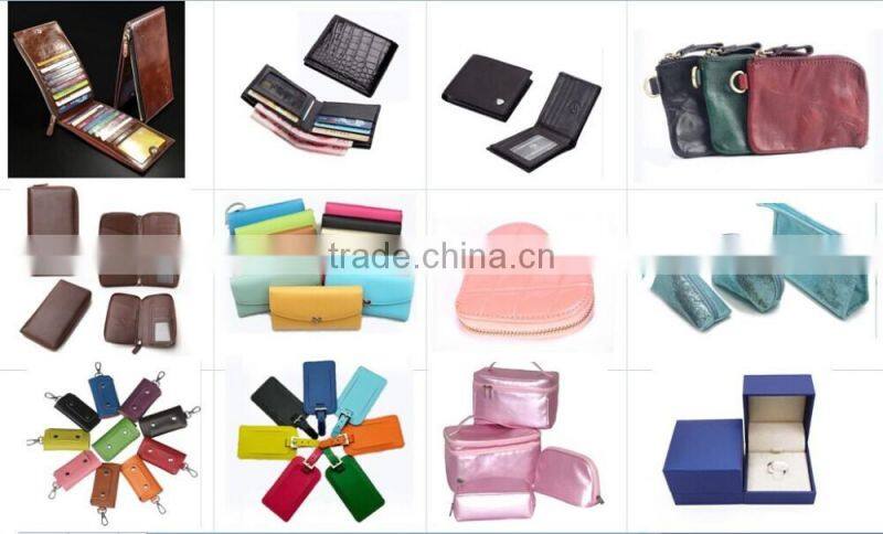 Colorful ladies pu cosmetic bags big canvas comestic pouch with bow and metal logo