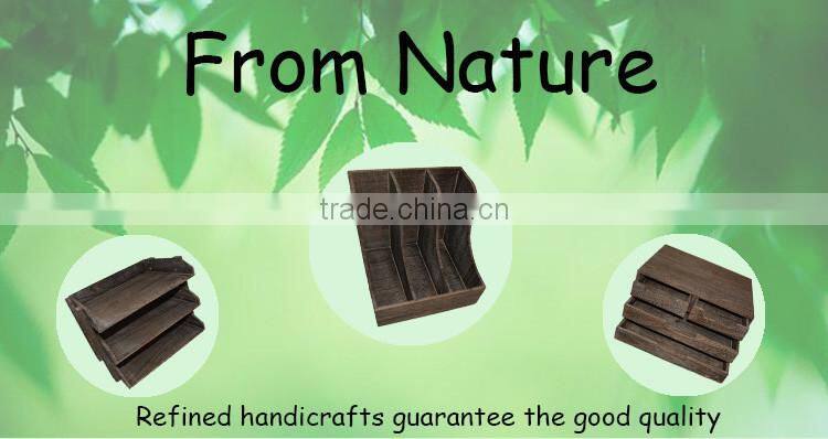 Promotion custom logo wooden shelf for storaging