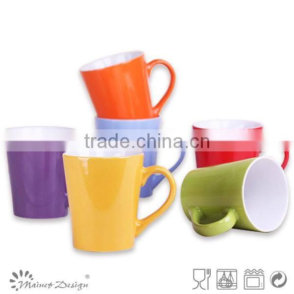 stoneware colorful ceramic round glaze mugs