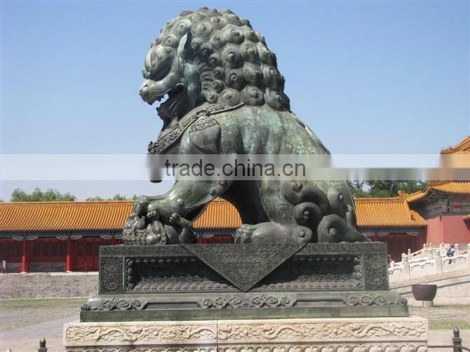 High quality cheap foo dog garden statue