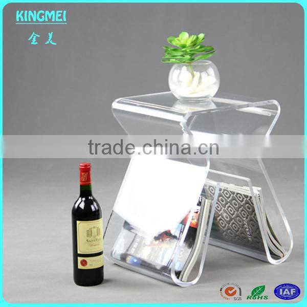 Wholesale round acrylic tables,lucite coffee table, acrylic furniture with colorful base
