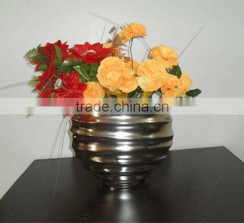 Interior Decoration Aluminium Flower Vases