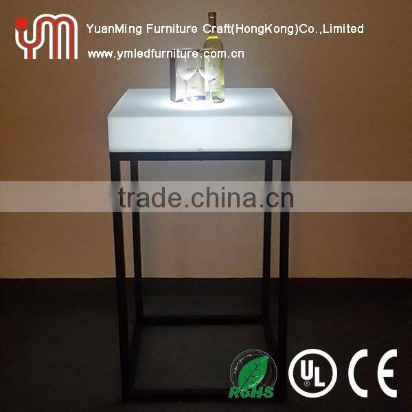 led bar table&wood coffee table&projector led