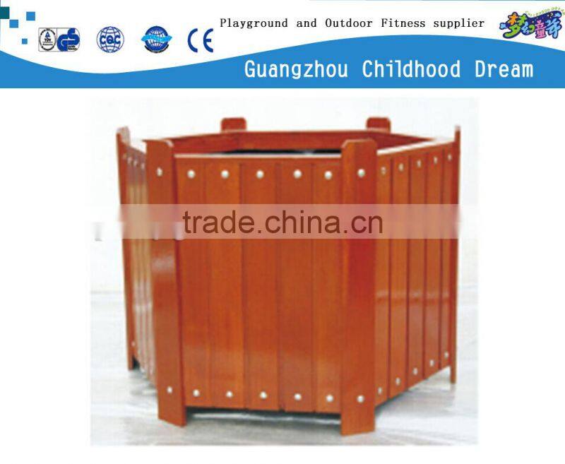 (HD-19008)Outdoor wooden high quality mold for flower pot outdoor wooden garden