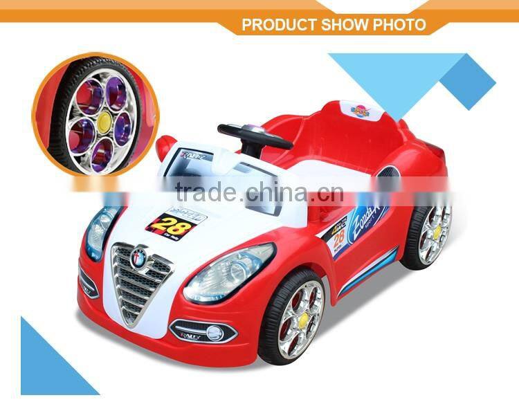 Wholesale battery operated electric kids ride on car 2016