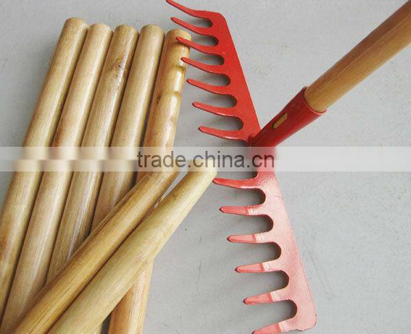 Varnished Wooden Rake Handle