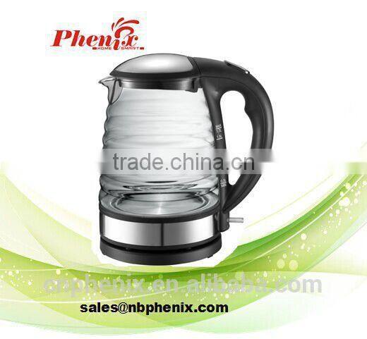 heat resistant glass electric tea kettle with best price