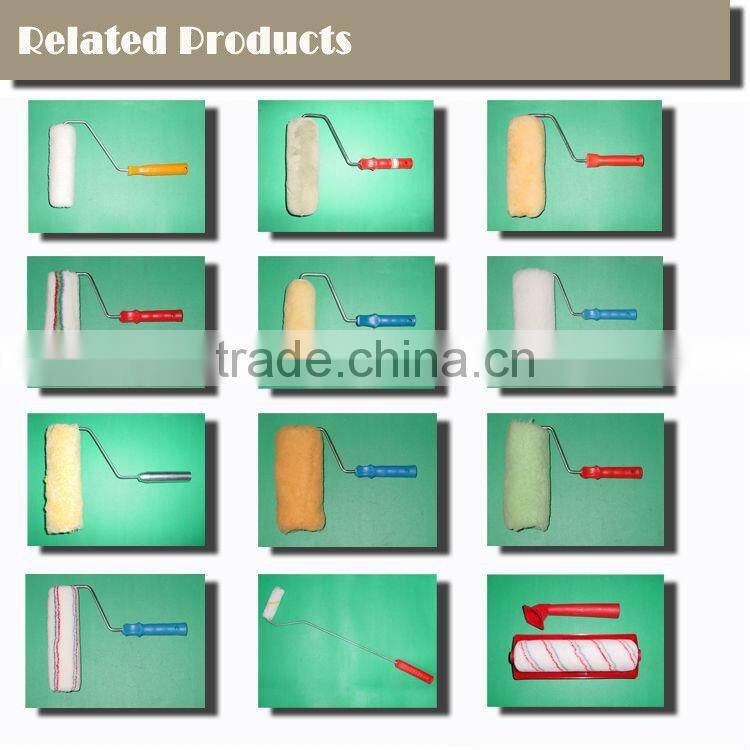 EU Style Acrylic Fabric Paint Roller with Double Color Plastic Handle