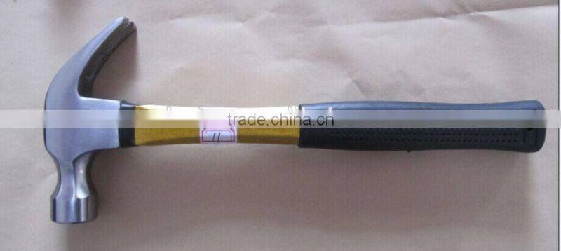 Heavy duty American type Claw Hammer with fiberglass handle