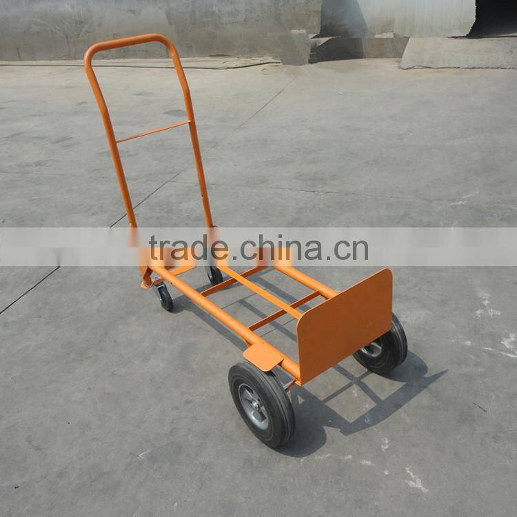 cheap wooden flat cart platform hand trolley industrial hand truck