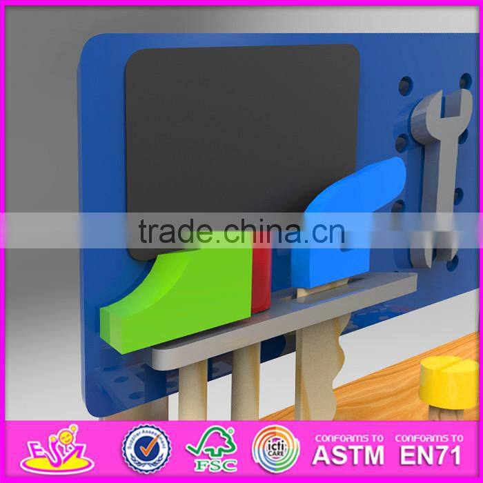 2016 new design children wooden toy workbench W03D076D