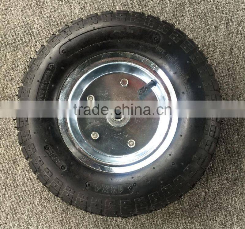high quality wheelbarrow wheels for trolley 3.50-4