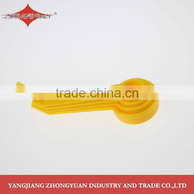 ZY-L1001A 4 pc new design plastic measuring spoon set