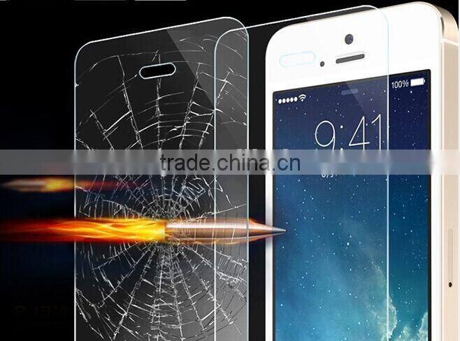 Popular explosion-proof tempered glass mobile phone protective film for iphone4,5