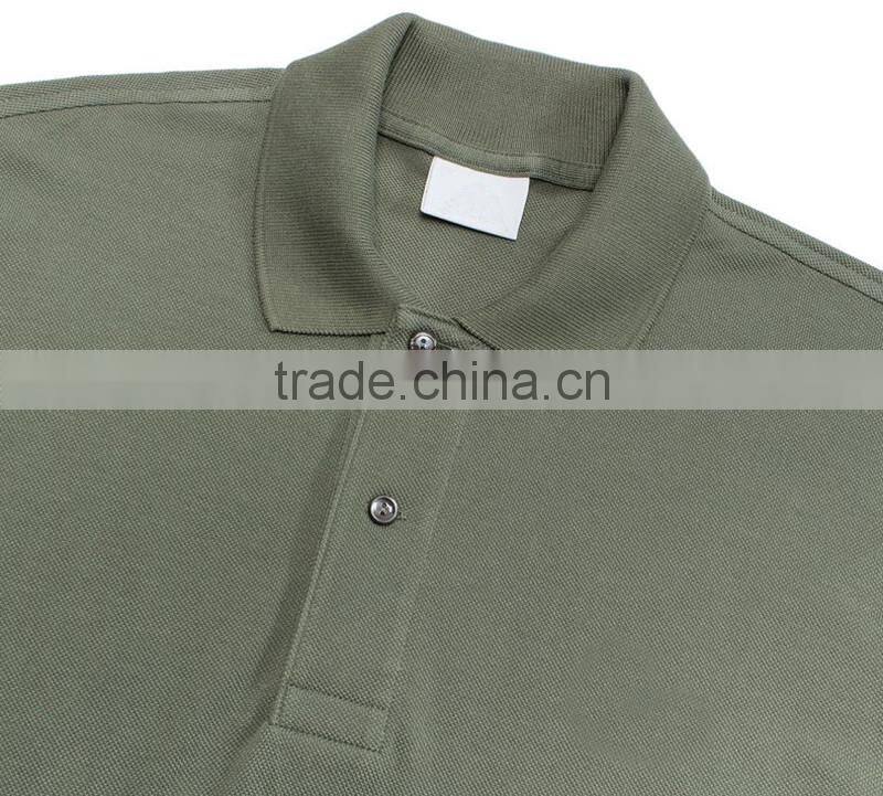 Mens 100% Cotton Pique New Style Army Polo Shirt