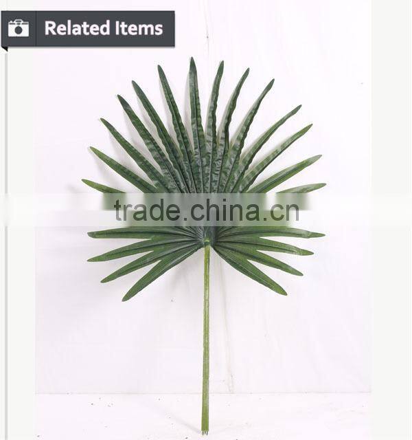 Artificial palm tree leaves autumn leaves for tree building artificial big green leaves