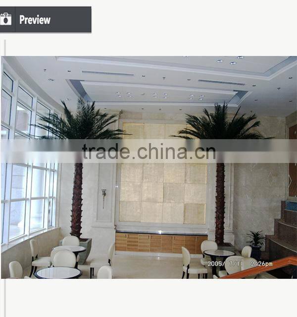 China 2015 artificial coconut palm tree manufacturing plant desiccated coconut for shopping mall