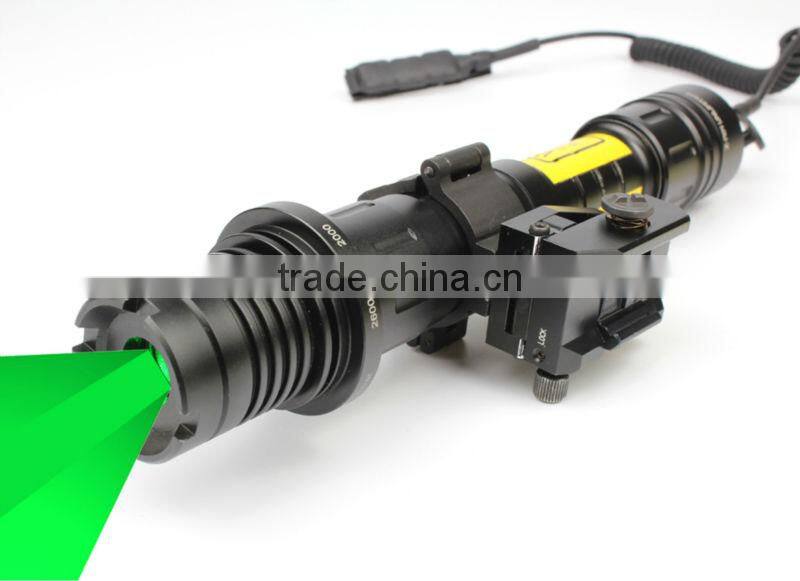 Subzero Laser Beam Adjustable Night Vision Solution of 40-50MW Green Laser Designator illuminator Flashlight