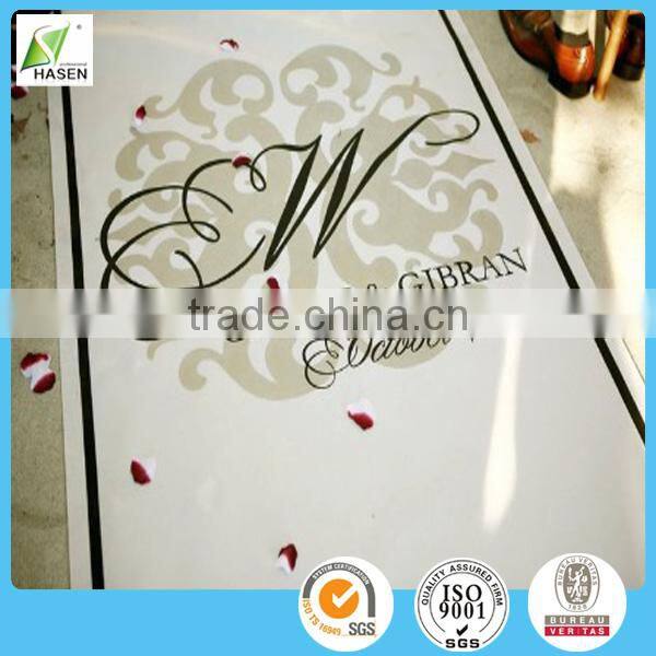 china supplier New Style Wedding Carpet/decoration aisle/runner