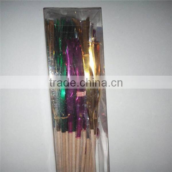 Cake decorate fancy colorful foil palm party picks