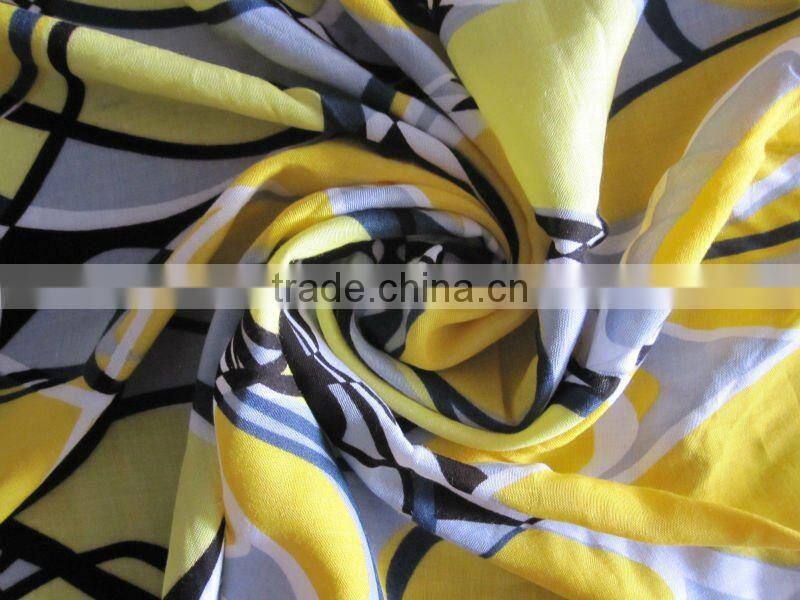 High grade 100%Rayon challis print fabric(viscose fabric) print rayon