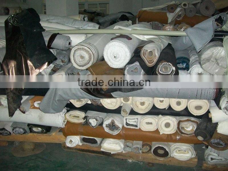 Embossed Knitted Wide Use Of Stocklot Semi Pu Leather