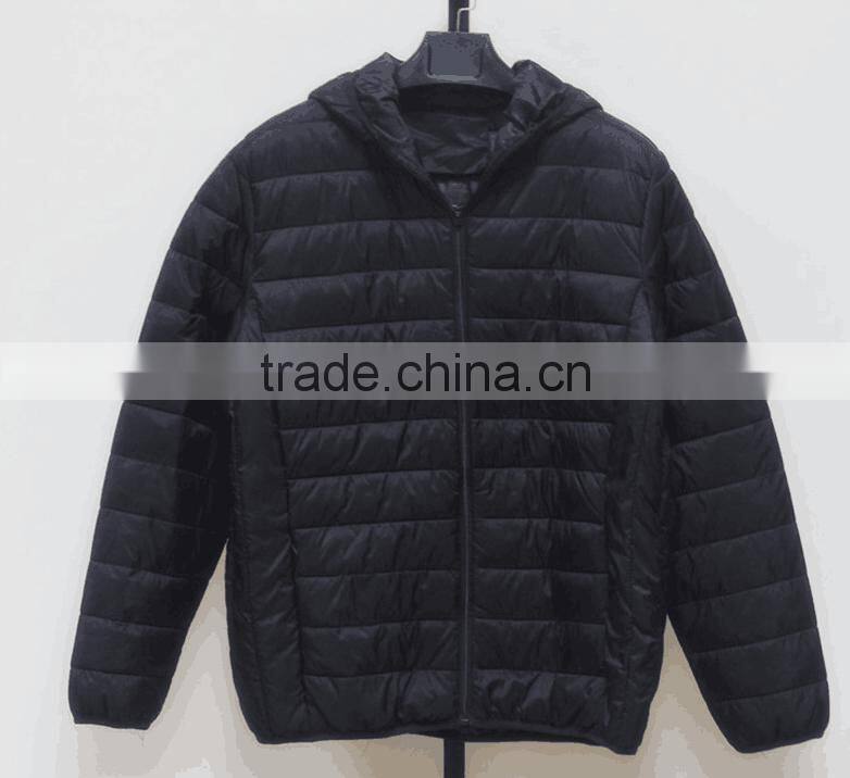 zip up nylon fabric soft hoodie new men jacket for winter