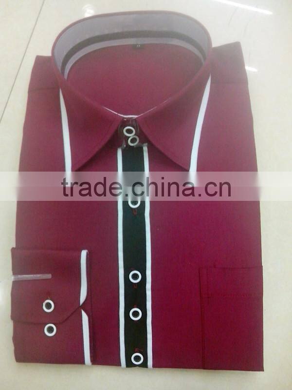 2013 color matching causaland dress stylish shirts for men