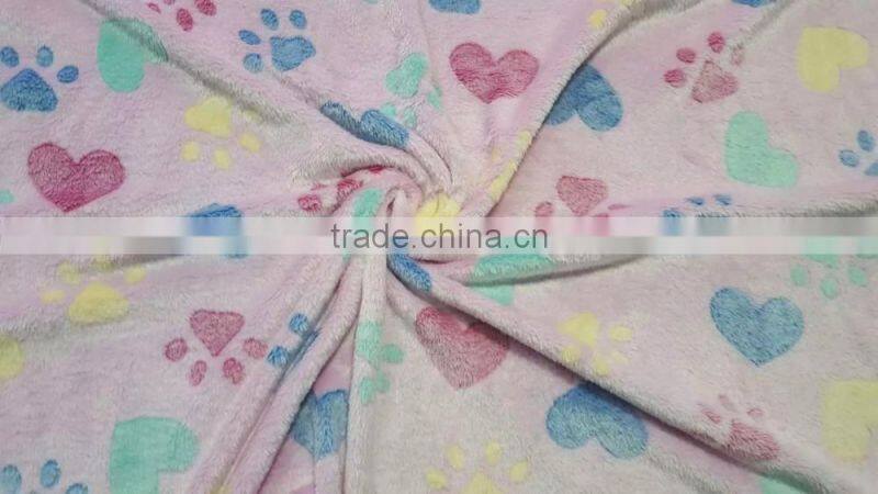 super soft printed jacquard coral fleece blanket