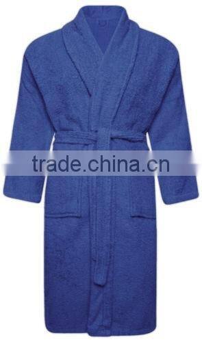 Wholesale adults 100% cotton terry bathrobe