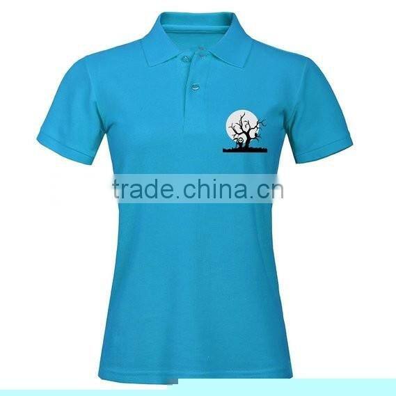 China factory custom printing logo 60% cotton 40% polyester polo shirts wholesale