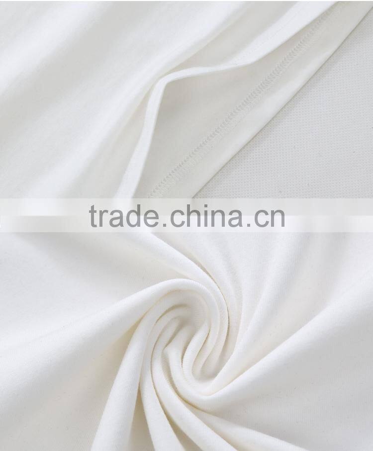2015 hot 60% cotton 40% polyester color plain tee shirts custom print
