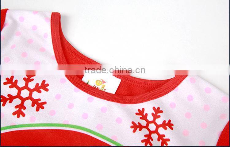 Snowman Princess girls suit pajamas