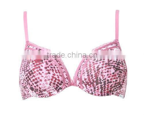 women printing bra & camisole & panty underwear set