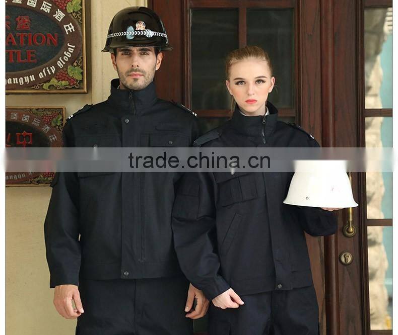 Juqian High quality New design unique safety protection custom logo unisex security uniform /women security uniform suit