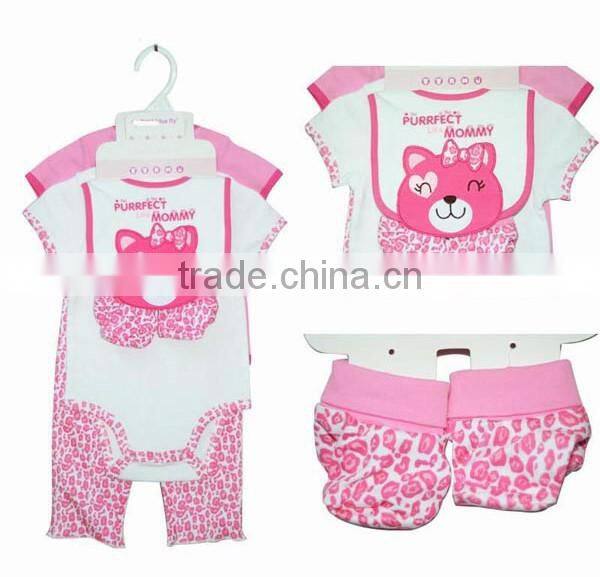 Socks+ Bibs+ Rompers+ Pants + Rompers for baby clothing sets