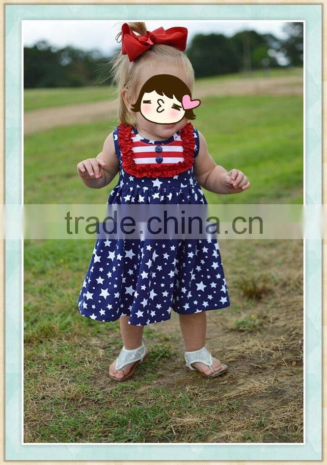 princess boutique clothing princess dress star partten sleeveless summer autument wearing wholesale children clothing usa child