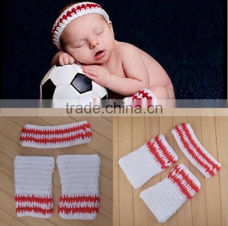 Good quality baby knitted cap/baby handmade cartoon hat pant set