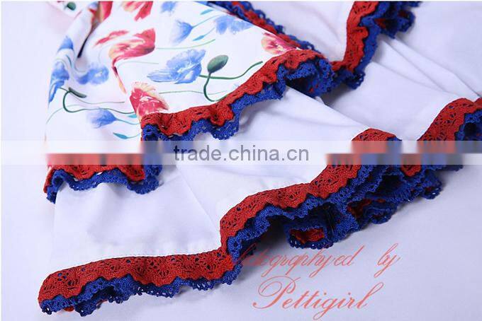 girls double ruffle dress kids frock