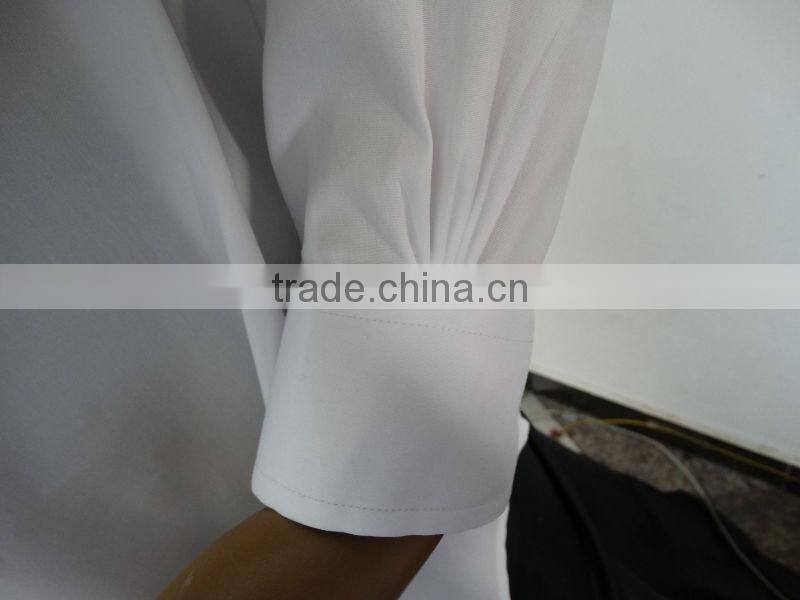 100% cotton white men dress shirts with a pocket