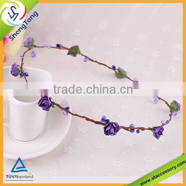 Vines Flowers Hair Hoop Lasted Hairband Design