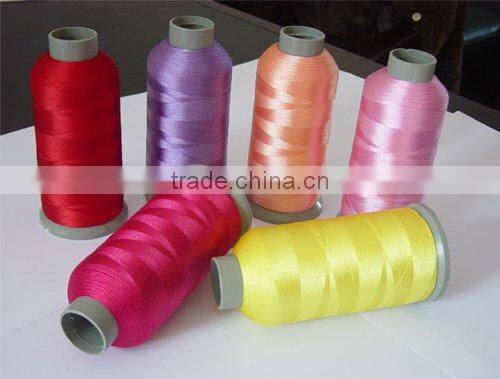 multicolor polyester spun sewing threads
