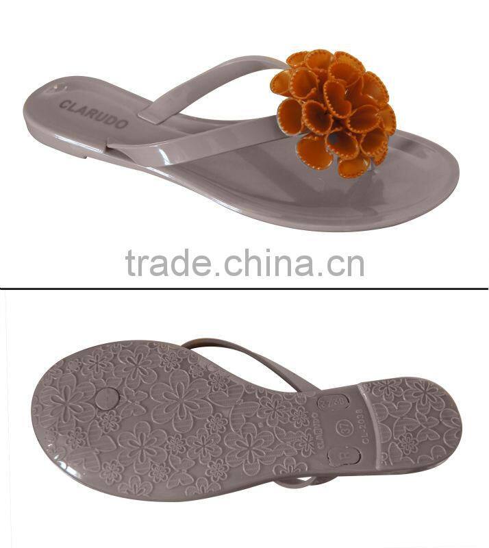 cheap PVC Lady flat Slipper, Be able to bear or endure look, high quality