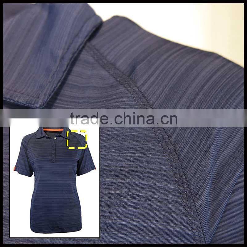T092-1642N OEM 90%Pes 10%Spandex Melange Fashion Polo Shirt With High Quality